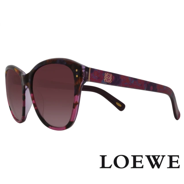 LOEWE 羅威LOEWE 羅威 新春天款 優雅花語系列太陽眼鏡(粉紫 SLW805-01GQ)