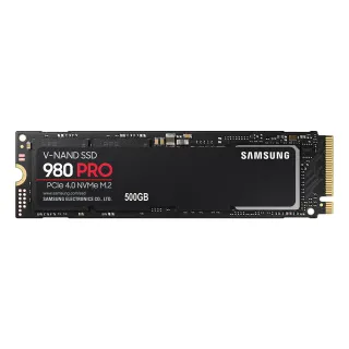 【SAMSUNG 三星】980 PRO 500GB M.2 2280 PCIe 4.0 固態硬碟 (MZ-V8P500BW) 讀 6900M/寫 5000M