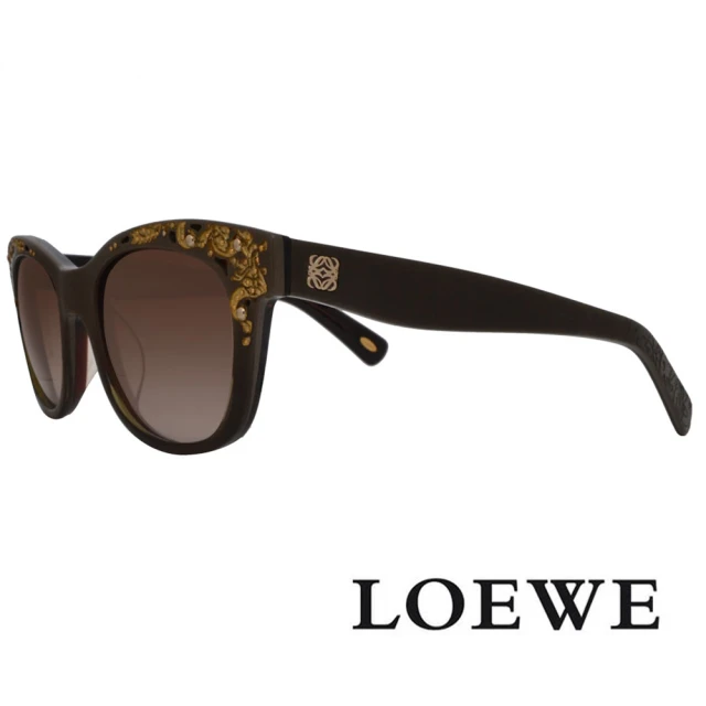 LOEWE 羅威 新款滿版Anagram 圖案羊毛絲質羊絨混