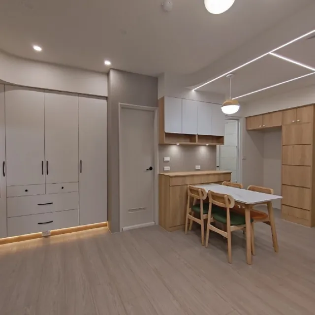 【MIDUOLI 米多里】日韓系 實績案例 設計裝修 天地壁 連工帶料(新成屋 超耐磨木地板 日本壁布 造型天花板)
