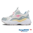 【KangaROOS】女鞋 DAZZLE 2 莫蘭迪系奶霜鞋 層次拼接 修飾增高(卡其灰-KW41285)