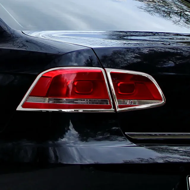 【IDFR】VW 福斯 Passat B7 轎車 2011-2014 鍍鉻銀 車燈框 後燈框 飾貼(Passat B7 車身鍍鉻改裝)