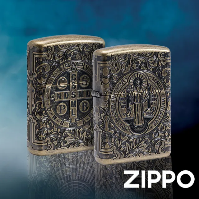 【Zippo】聖本-康斯坦丁-加厚版-防風打火機(美國防風打火機)