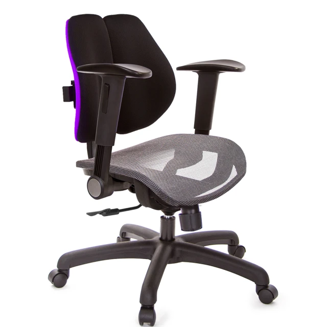 GXG 吉加吉 低雙背網座 摺疊升降扶手 電腦椅(TW-2803 E1)