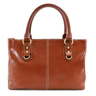 【Sika】母親節時尚風雅古典兩用手提包(M6050-01原味褐)