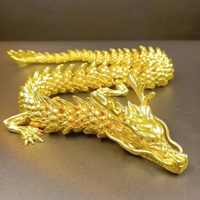 居家新生活】五爪黃銅金龍擺件(招財擺件黃銅工藝品風水擺飾家居擺件