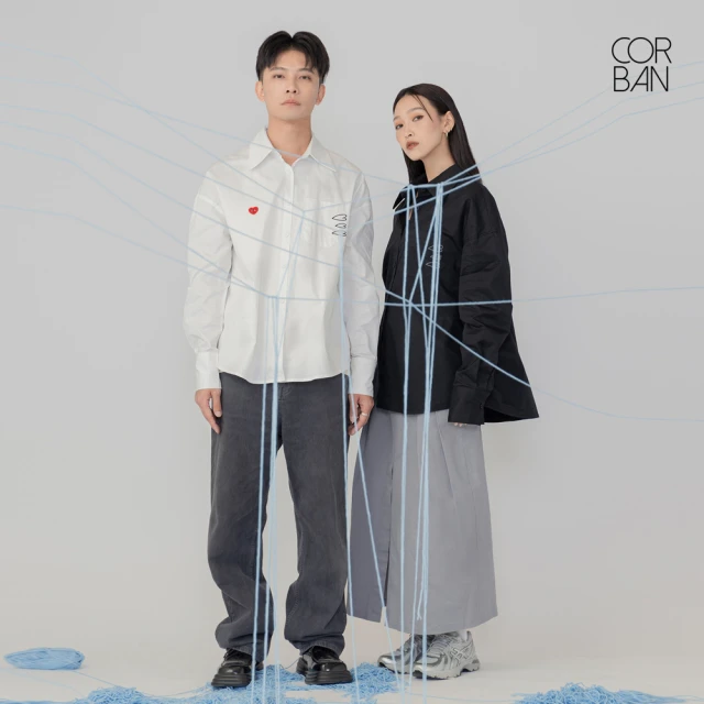 CORBAN 襯衫 KURT聯名款調皮鬼長袖襯衫 女款 2色 TS331