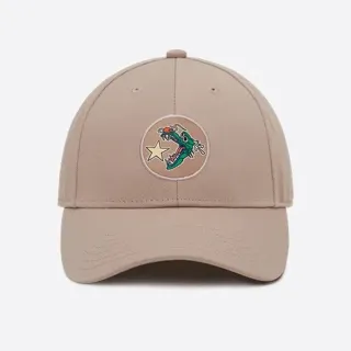 【CONVERSE】YOTD CAP 休閒帽 男帽 女帽 CNY龍年限定 卡其色(10026814-A01)