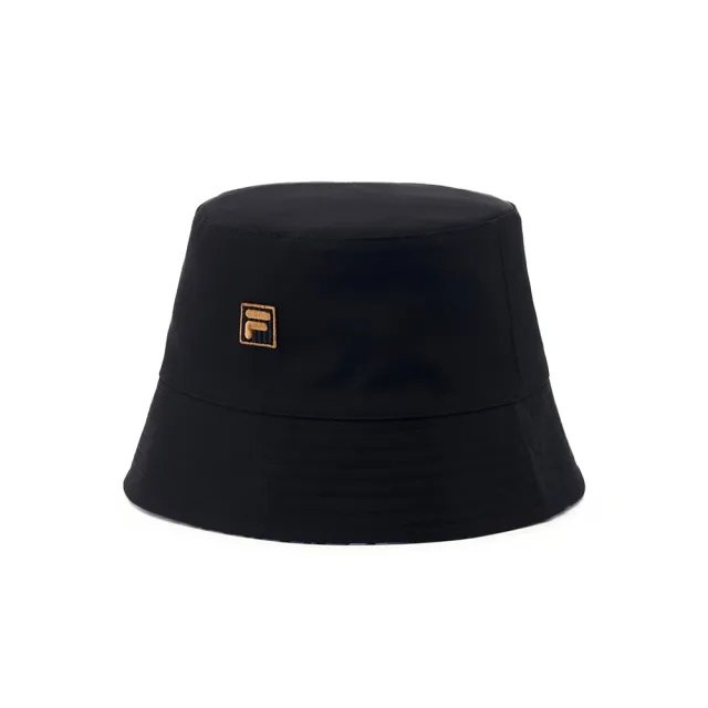 【FILA官方直營】雙面時尚筒帽-黑(HTY-1501-BK)