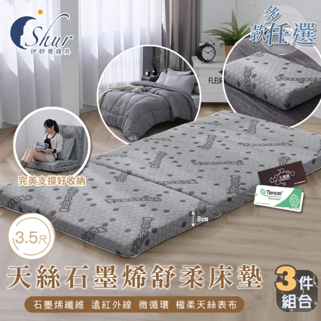 LooCa 抗菌天絲加厚日式床墊(雙人5尺)優惠推薦