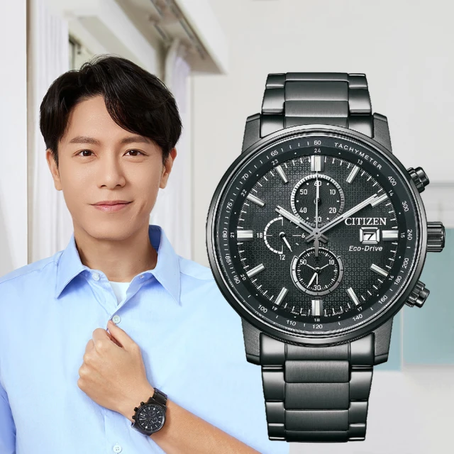 CASIO 卡西歐 EDIFICE 經典運動三眼計時手錶 女