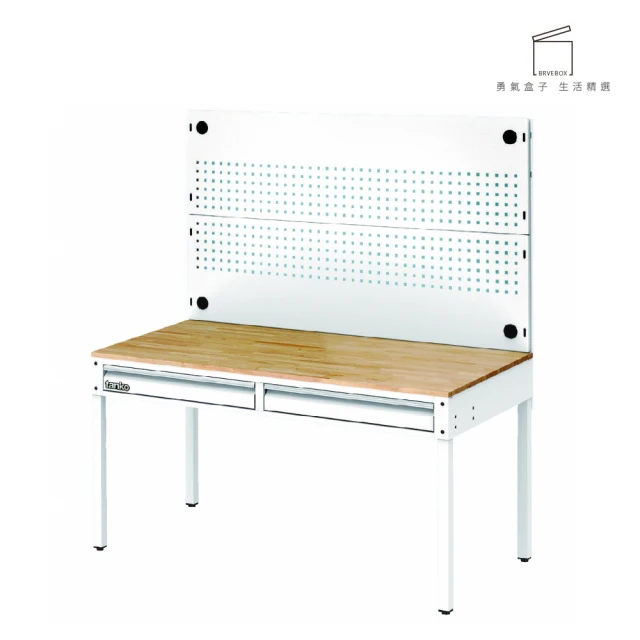 TANKO 天鋼 WET-5102W3 雙抽屜多功能桌 白 150x77.5 cm(工業風桌子 原木桌 書桌 耐用桌 辦公桌)
