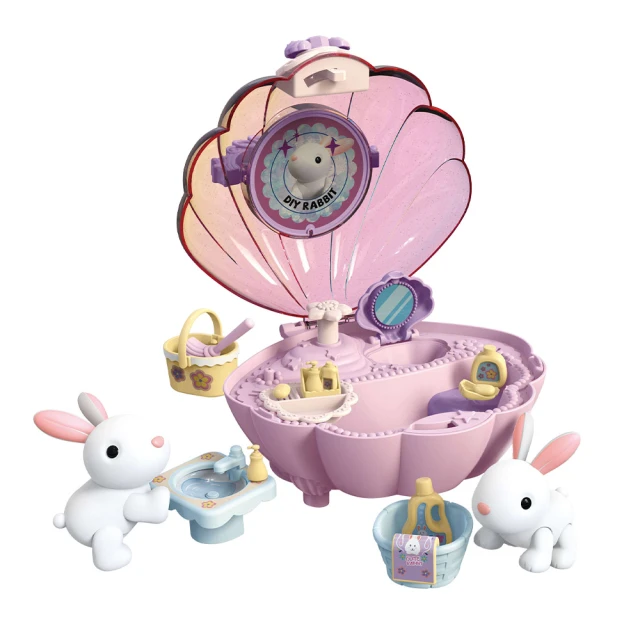 瑪琍歐玩具 萌兔貝殼屋遊戲組/QL073-2(遊戲組)
