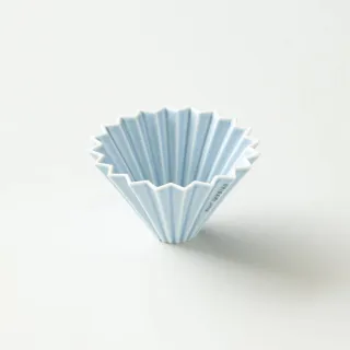 【日本Origami】摺紙濾杯霧色款 S號 含樹酯底座(世界冠軍手沖濾杯)