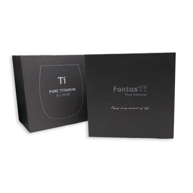 【AnnZen】《FantasTi》鈦愛生活-雙層保冷溫純鈦杯-炫彩結晶(純鈦雙層杯-炫彩結晶)