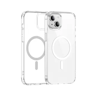 【VOYAGE】iPhone 15 Pro 6.1 抗摔防刮保護殼-Pure MAG-透明(環保塑料 兩年抗黃保證)