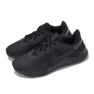 【NIKE 耐吉】訓練鞋 Wmns Legend Essential 2 女鞋 黑 全黑 健身 穩定 支撐 運動鞋(CQ9545-002)
