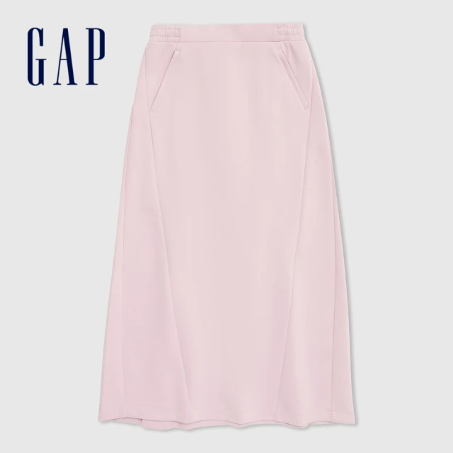 GAP 女裝 Logo帽T 碳素軟磨法式圈織系列-粉紅色(4