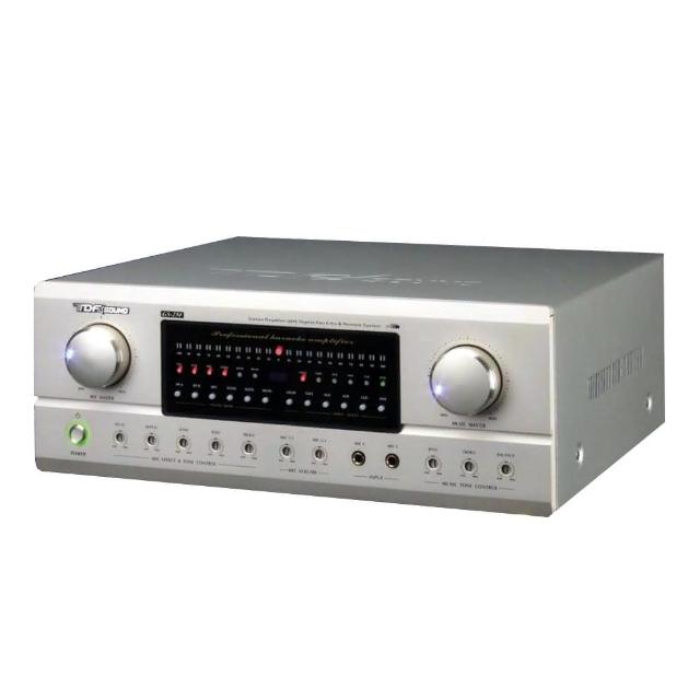 【TDF】GS-250 320W+320W 4Ω 數位智慧綜合擴大機(麥克風迴音開關及音樂截斷開啟功能/音響設備)
