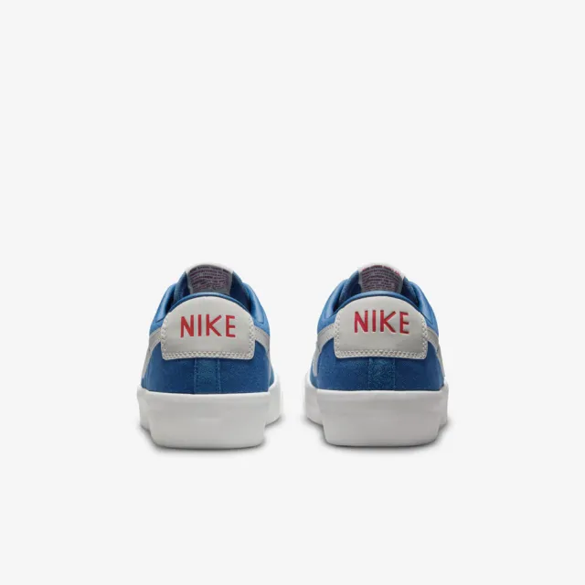 NIKE 耐吉】SB Zoom Blazer Low Pro GT 男滑板鞋休閒麂皮藍米白(DC7695