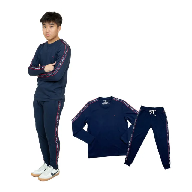 【Tommy Hilfiger】Tommy Hilfiger  串標  湯米 長褲 棉長褲 鬆緊 無刷毛 現貨 束口褲(#9593#9594)