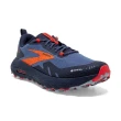 【BROOKS】Cascadia 17 Gtx 女 越野跑鞋 運動 戶外 防水 輕量 藍 橘(1203911B460)