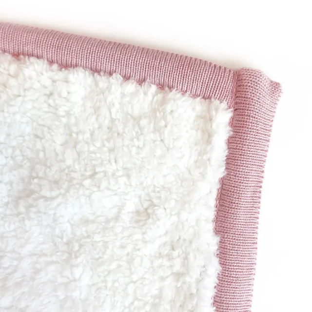 【Cuz】印度有機棉加厚織毯 眠續-櫻粉