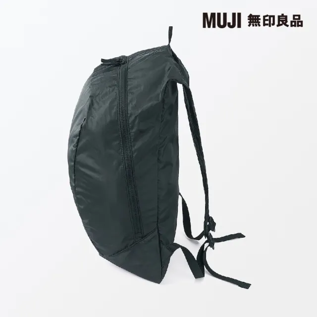 【MUJI 無印良品】可折疊撥水加工聚酯纖維後背包(共2色)