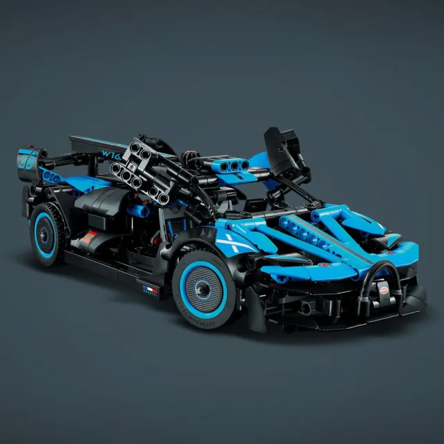 【LEGO 樂高】科技系列 42162 Bugatti Bolide Agile Blue(布加迪賽車 寶石藍 momo線上獨家)