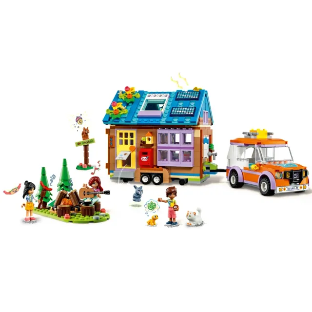 【LEGO 樂高】Friends 41735 行動迷你小屋(娃娃屋 兒童玩具 momo線上獨家)