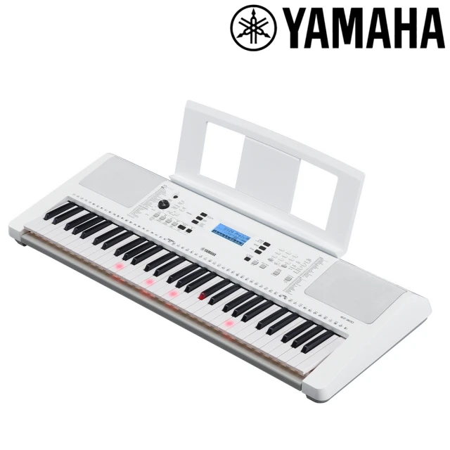 【Yamaha 山葉音樂】魔光款中階61鍵多功能電子琴學習套裝組 / 公司貨保固(EZ-300)