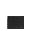 【AIGNER 艾格納】「官方直營」156058 0007 VINCENZO 中型皮革錢包 黑色 銀Logo
