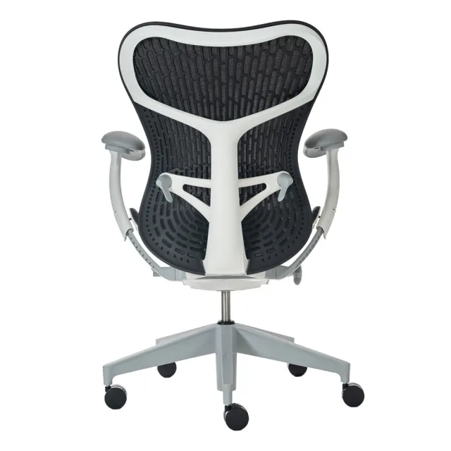 【Herman Miller】Mirra 2 人體工學椅 全功能 Butterfly Back 高階包布款 石墨黑/白框架(平行輸入)