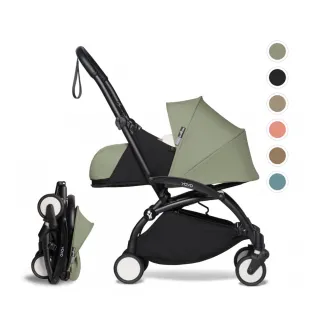 【STOKKE】YOYO嬰兒推車成長豪華組(包含YOYO2車架、0+初生套件、6+顏色布件、0+&6+雨罩、腳踏板、杯架)