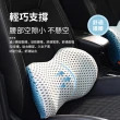 【kingkong】4D車用護腰靠墊 人體工學元寶靠腰墊(透氣網布 慢回彈記憶棉)