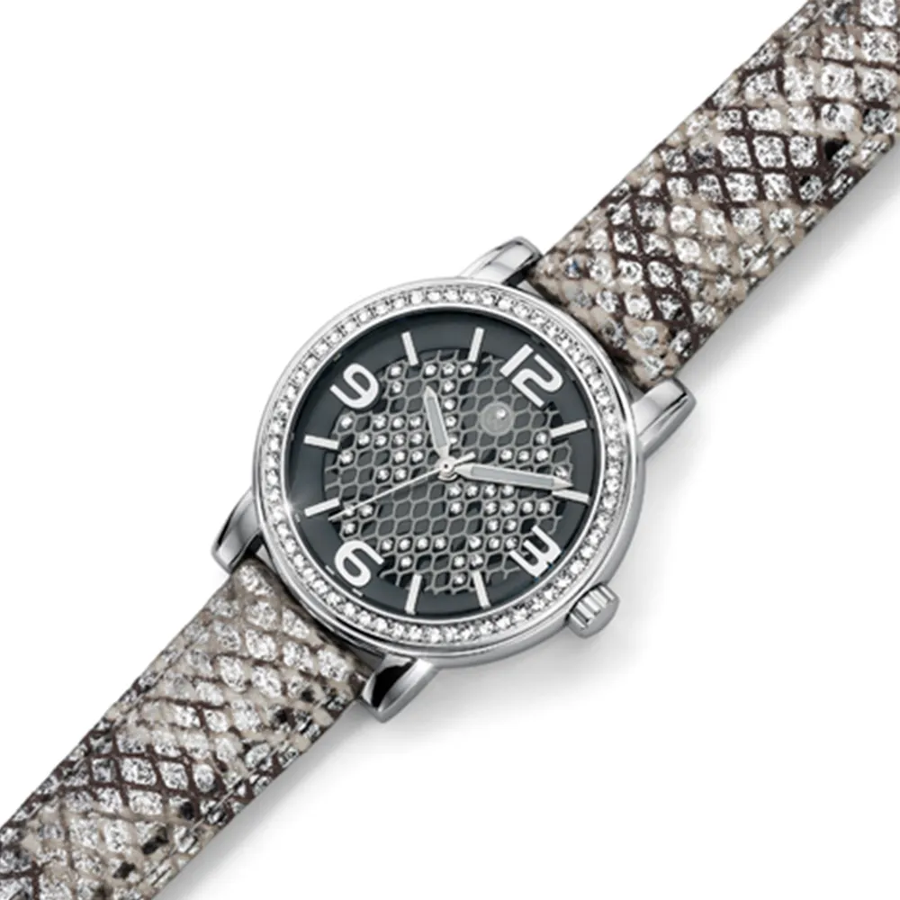 【OLIVER WEBER】俏麗豹紋手錶-零碼優惠(奧地利設計師品牌)