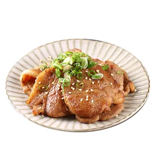 【享吃肉肉】日式梅花里肌燒肉片12包(300g/包  中秋烤肉/燒烤/早餐肉)