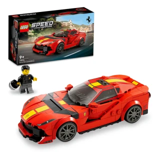 【LEGO 樂高】極速賽車系列 76914 Ferrari 812 Competizione(法拉利跑車 賽車模型)
