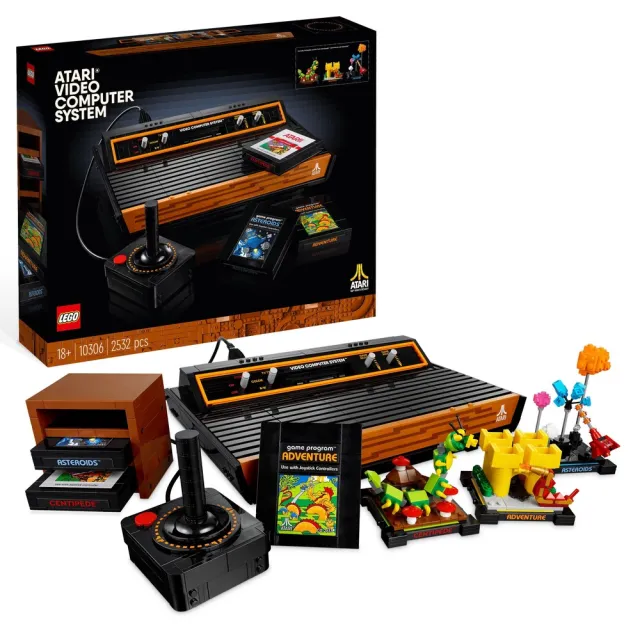 【LEGO 樂高】Icons 10306 Atari 2600(復古遊戲機 玩具模型)