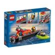 【LEGO 樂高】城市系列 60373 消防救援船(快艇 交通工具)
