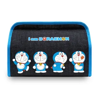 【Doraemon 哆啦A夢】牛仔布 兩用面紙盒護套(台灣製)
