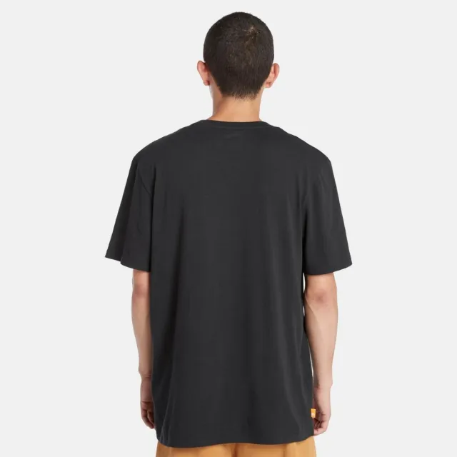 【Timberland】男款黑色迷彩短袖T恤(A2Q5Q001)