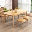 【MINE 家居】120x70公分-100%純實木餐桌 客廳桌(茶几 客廳桌 餐桌)