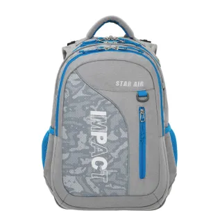 【IMPACT 怡寶】STARAIR系列成長型護脊書包-灰 IM00303GY(國小 小學 兒童 學生)