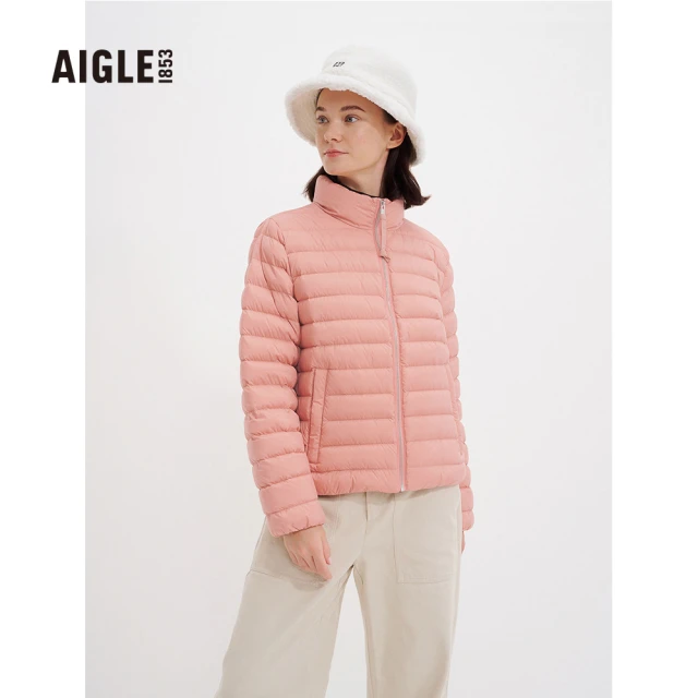 AIGLE 女 防潑保暖外套(AG-2A216A026 深粉
