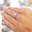 【DOLLY】0.30克拉 求婚戒18K金完美車工鑽石戒指(017)