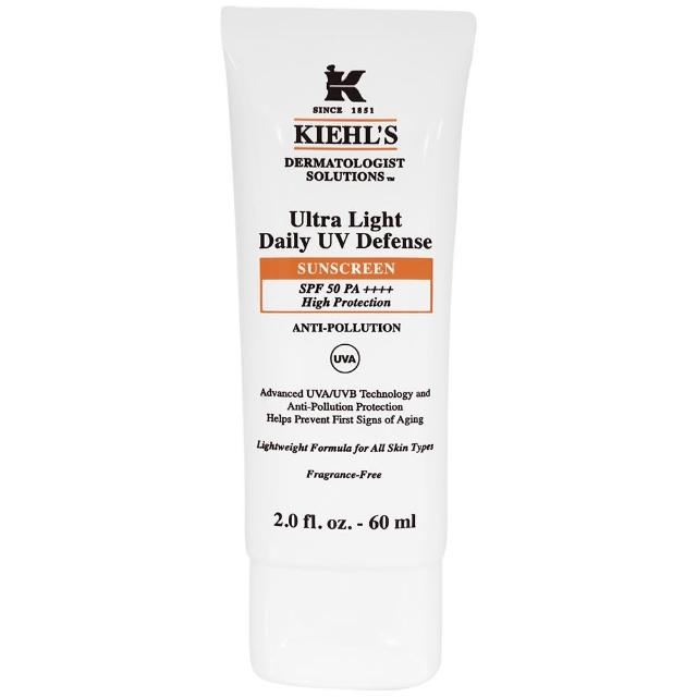 【Kiehl’s 契爾氏】集高效清爽UV防護乳SPF50 PA++++(60ml 專櫃公司貨)