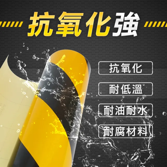 【MASTER】黃黑警示膠帶 防水 反光標誌 定位貼 斜紋反光貼 施工膠帶 警示貼紙 618-TBY4046(反光膠帶)
