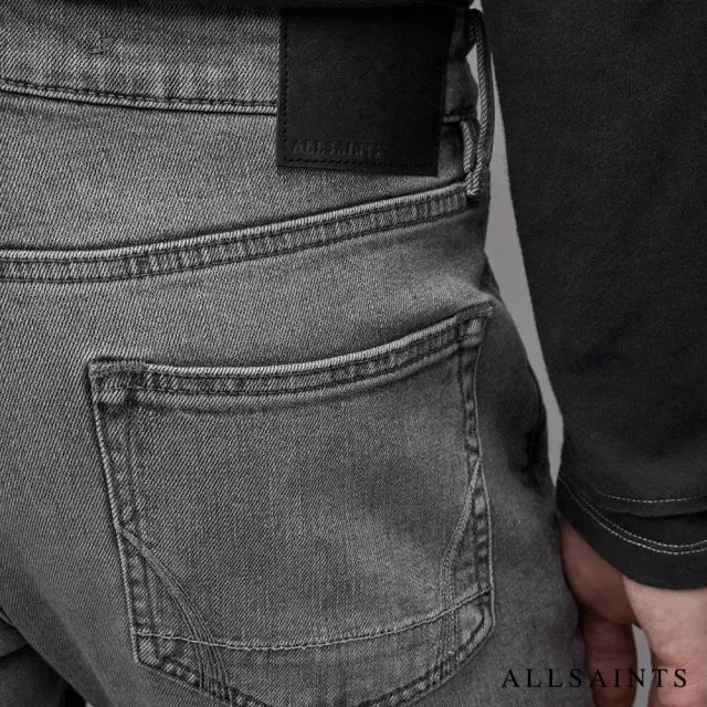 【ALLSAINTS】REX 中腰彈力修身全長牛仔褲(修身版型)