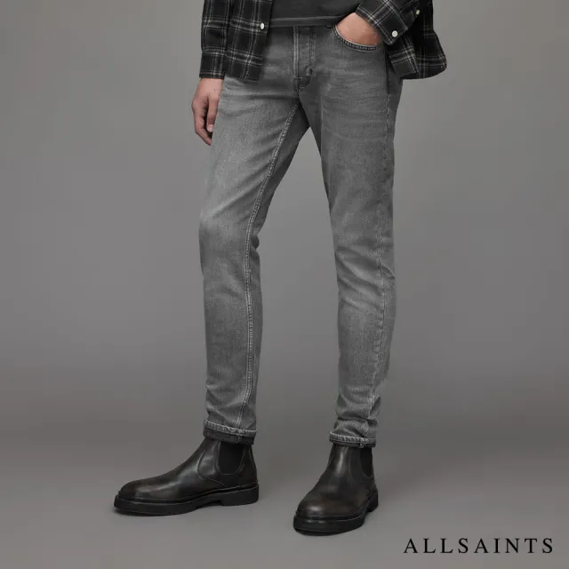 【ALLSAINTS】REX 中腰彈力修身全長牛仔褲(修身版型)